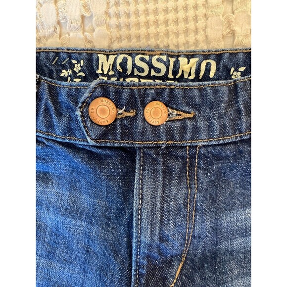 Mossimo Supply Co Denim Shorts  Women’s Size 11 Long Walking Bermuda Distressed - Picture 6 of 9